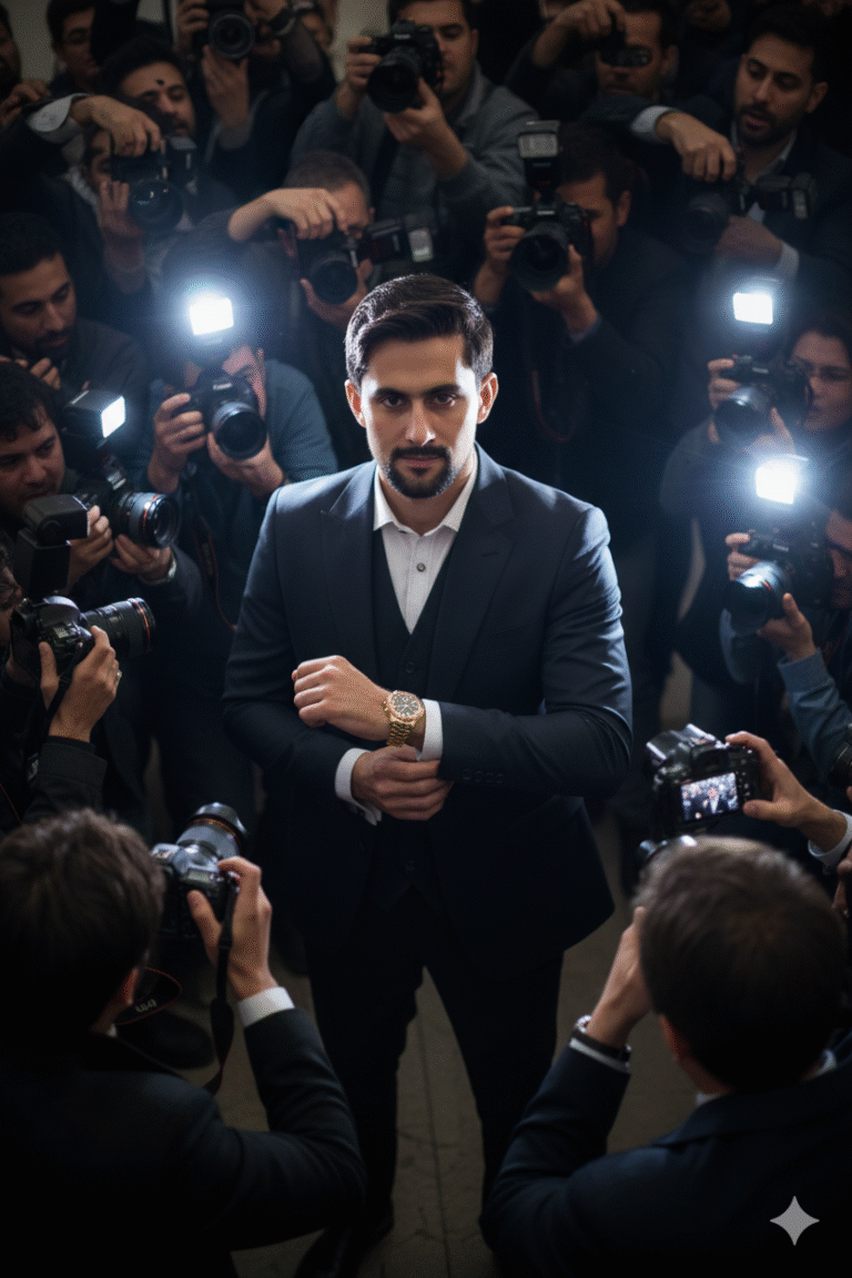 Professional Celebrity Style Photoshoot Prompt For Gemini